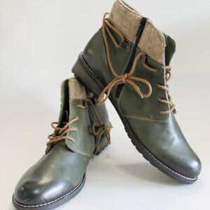 Remonte 40 / 9 Dark Green Mixed Material Anti-Stress Shoes - European Comfort 🌿